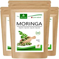360 Moringa cápsulas 600mg o Moringa Energia Tabs 950mg - Oleifera- vegetariano- Producto de calidad de MoriVeda (3x120…